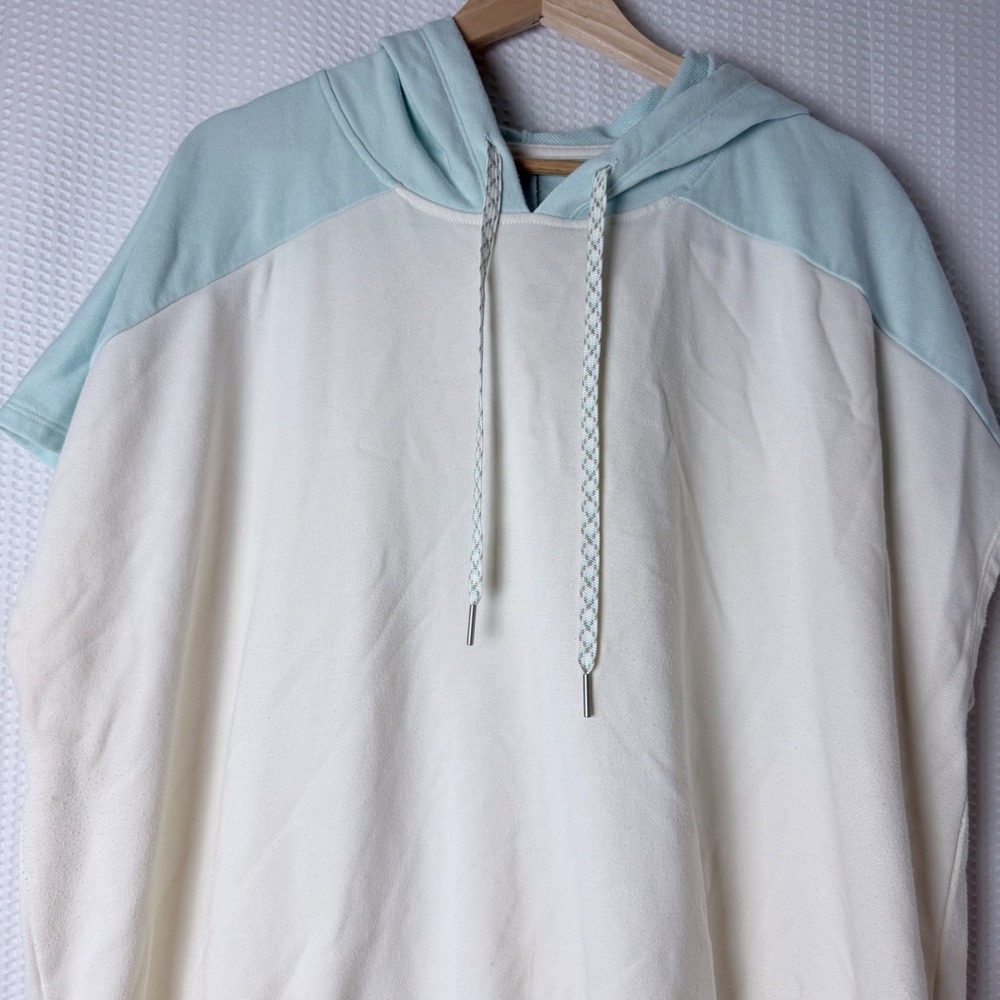 LIVI Active Lane Bryant Sweatsuit Womens 22/24 Cream Mint Colorblock Hoodie Set - Picture 3 of 14